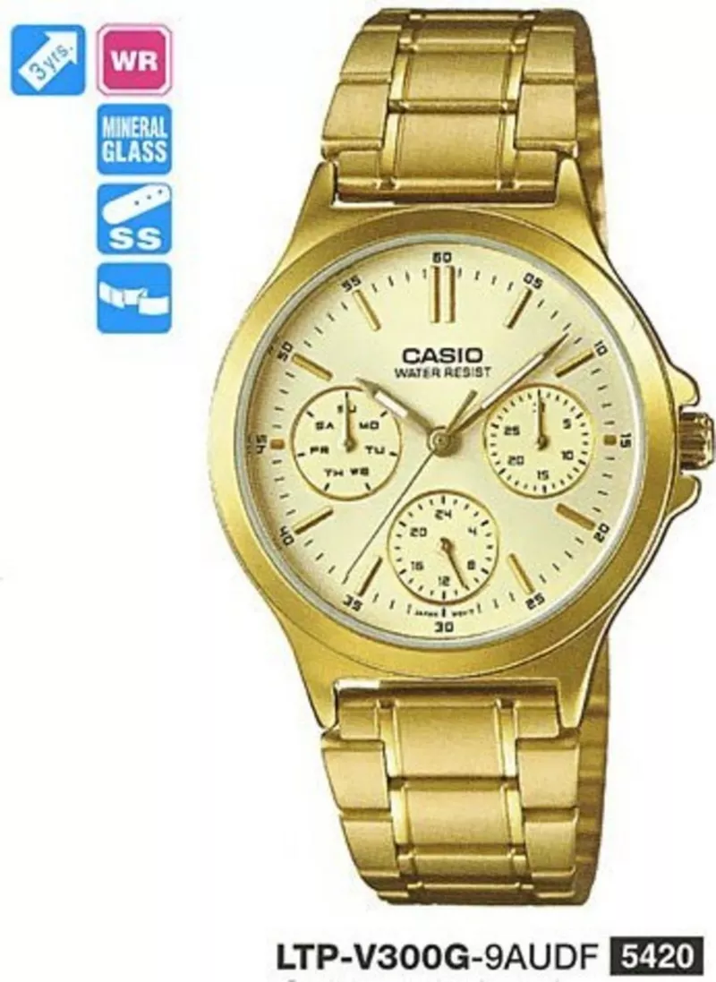 Часы Casio LTP-V300G-9A-A