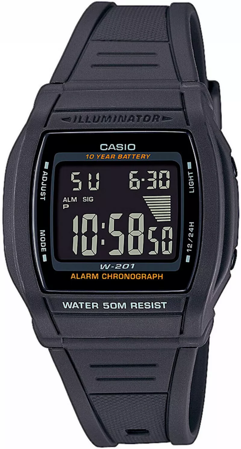 Часы Casio W-201-1BVEG