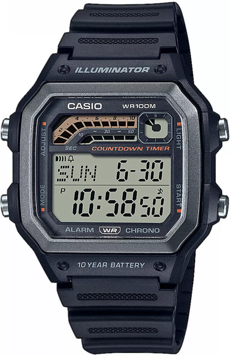 Часы Casio WS-1600H-1AVEF