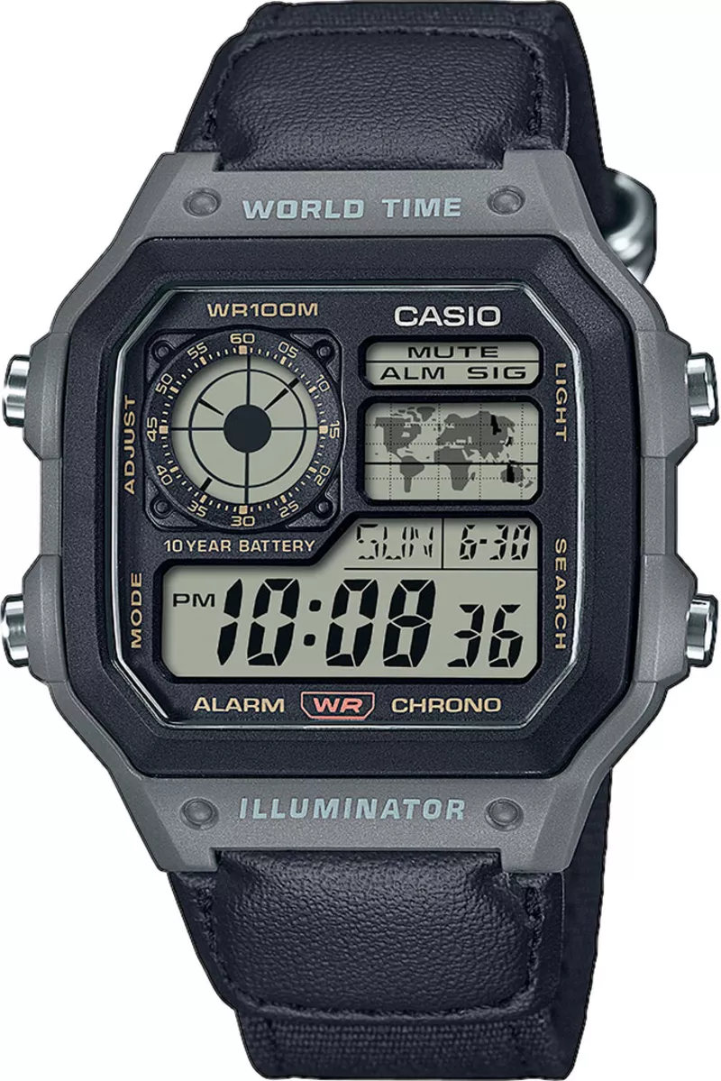 Часы Casio AE-1200WHUB-8AVEF