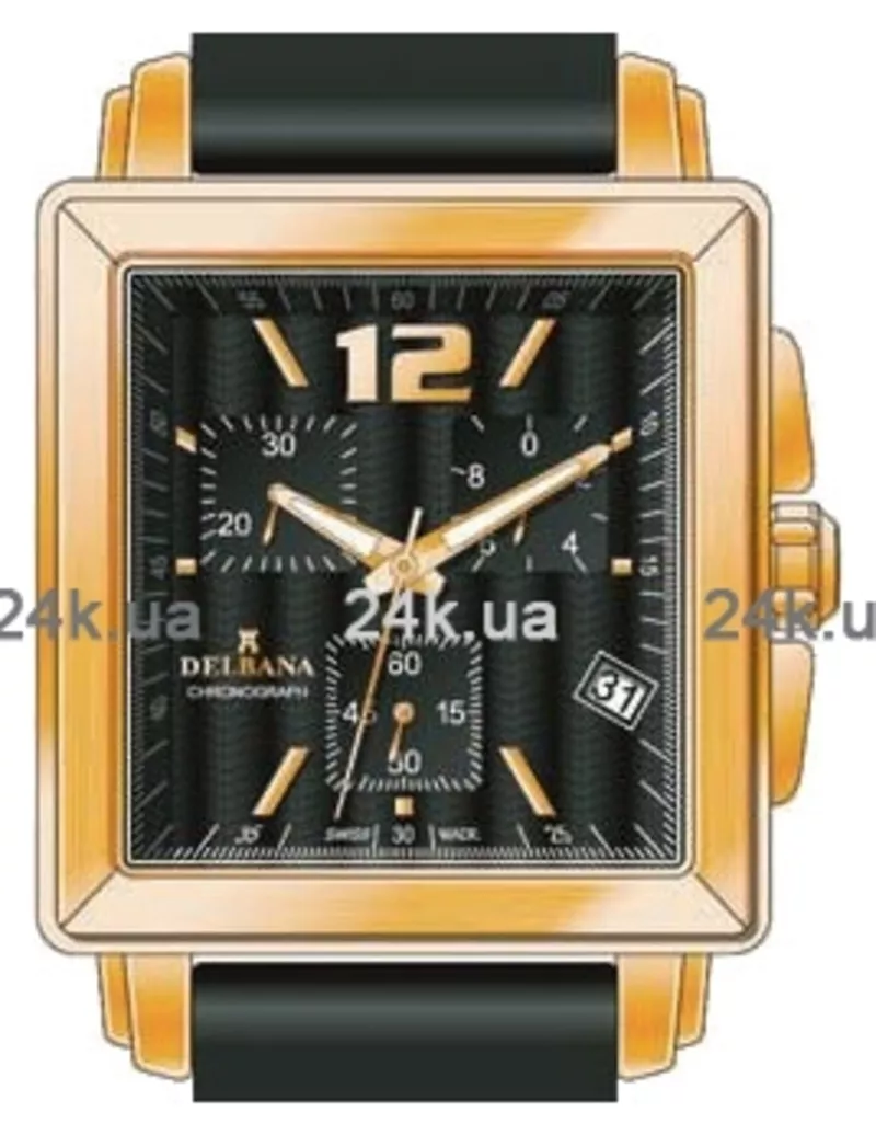 Часы Delbana 967500L BLK
