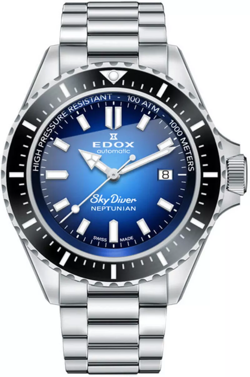 Часы Edox 80120-3NM-BUIDN-Skydiver-Neptunian