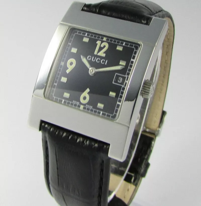 Часы Gucci 7700M-17730-BLKSTEELBLK-STRAP