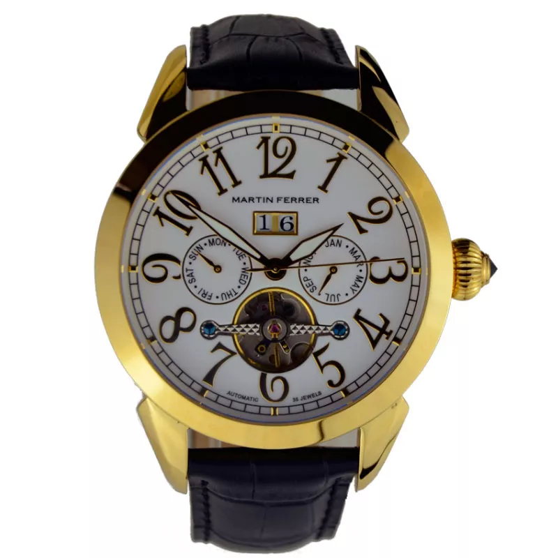 Часы Martin Ferrer 13191A/G (черн.рем)