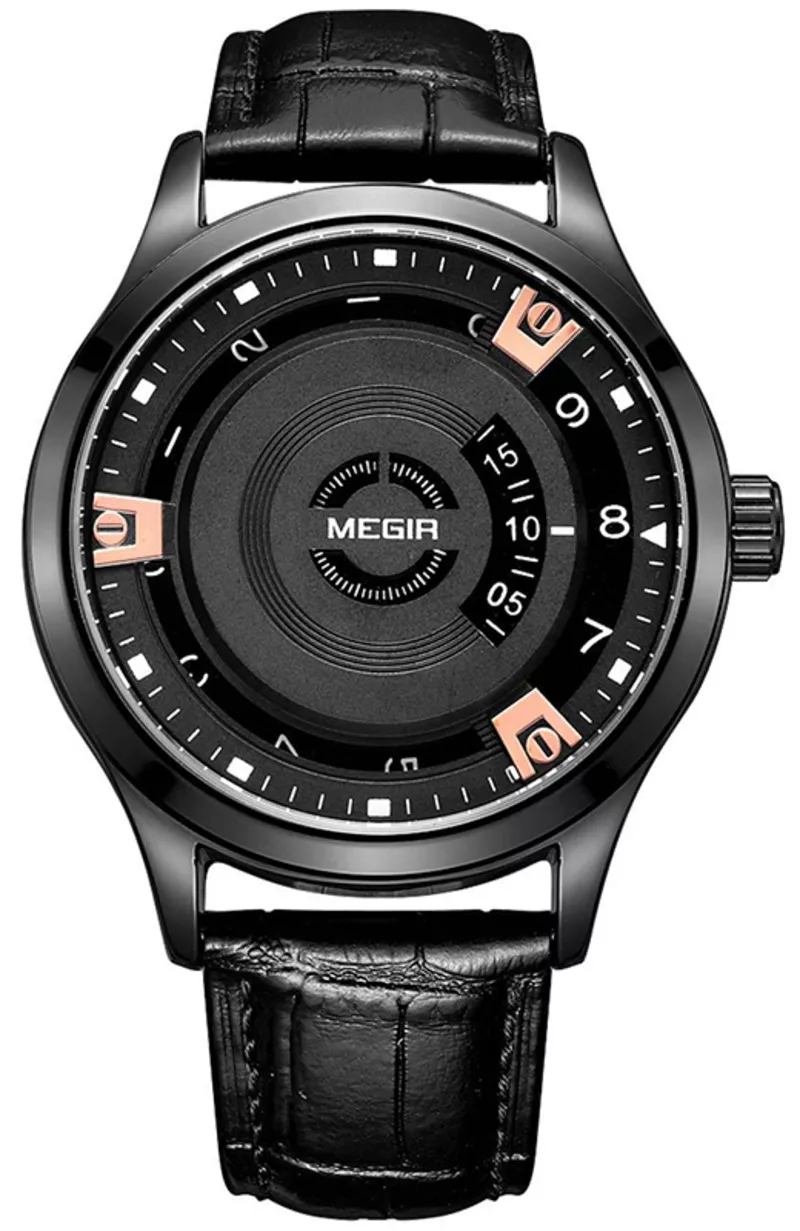 Часы Megir Black MG1067