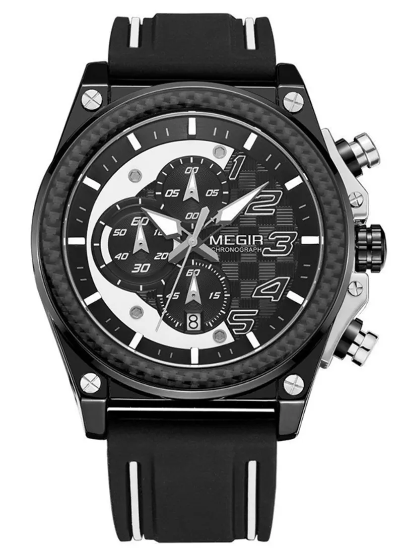 Часы Megir Black MG2051