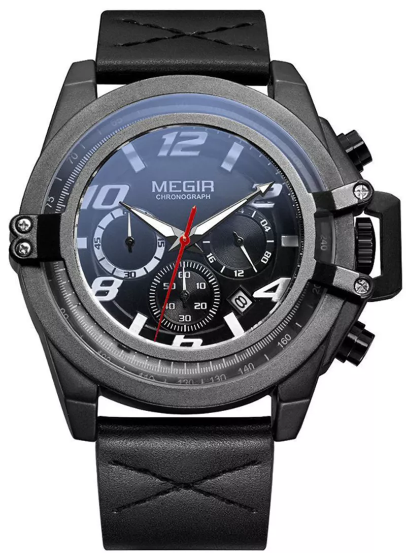 Часы Megir Black MG2052