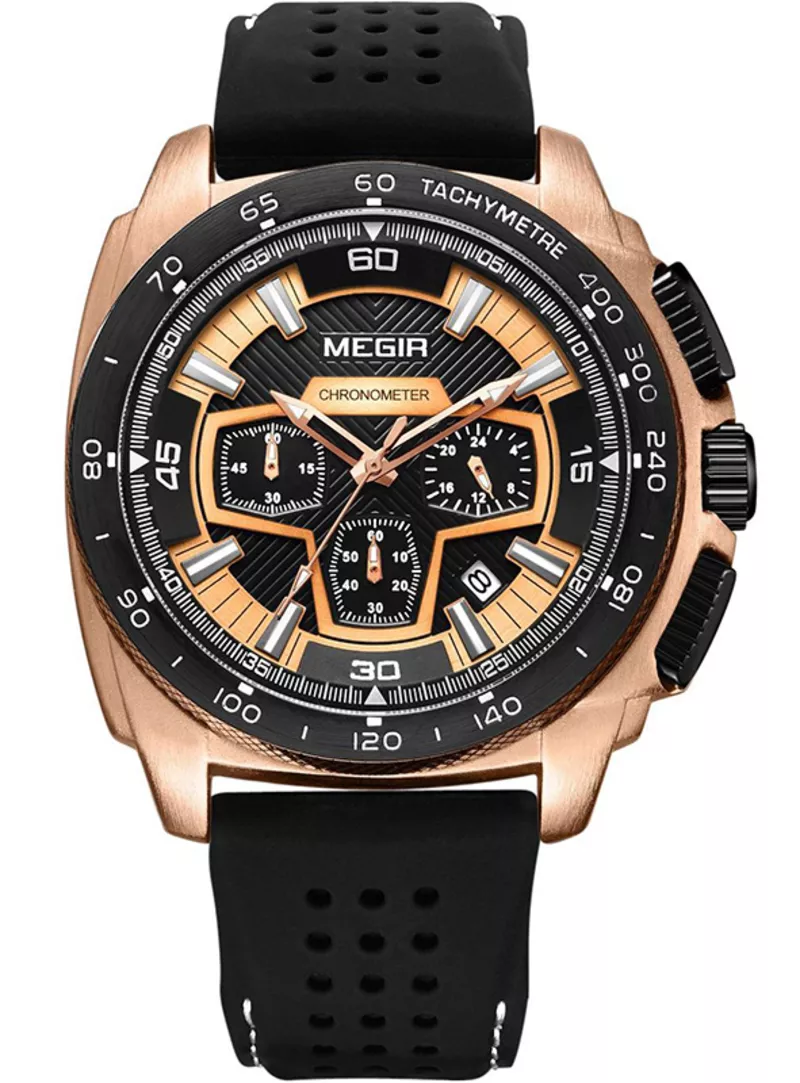 Часы Megir Gold Black MG2056