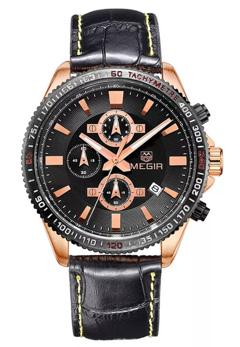Часы Megir Gold Black MG3001
