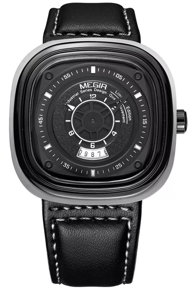 Часы Megir Gray Black MG2027