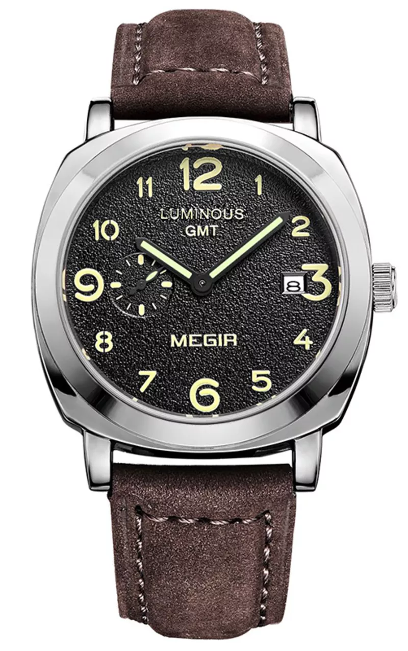 Часы Megir Silver Brown MG1046