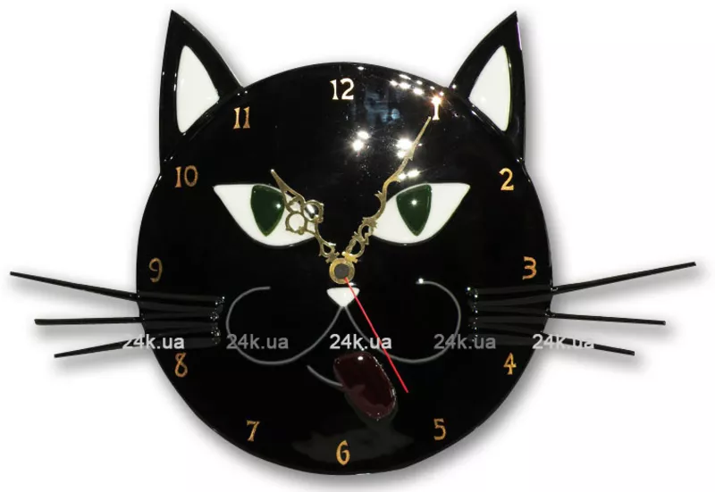 Часы Romantic Glass BLACK CAT