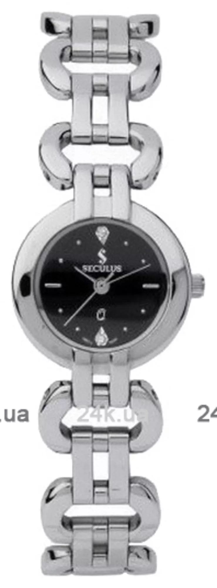 Часы Seculus 1598.1.763 black, ss