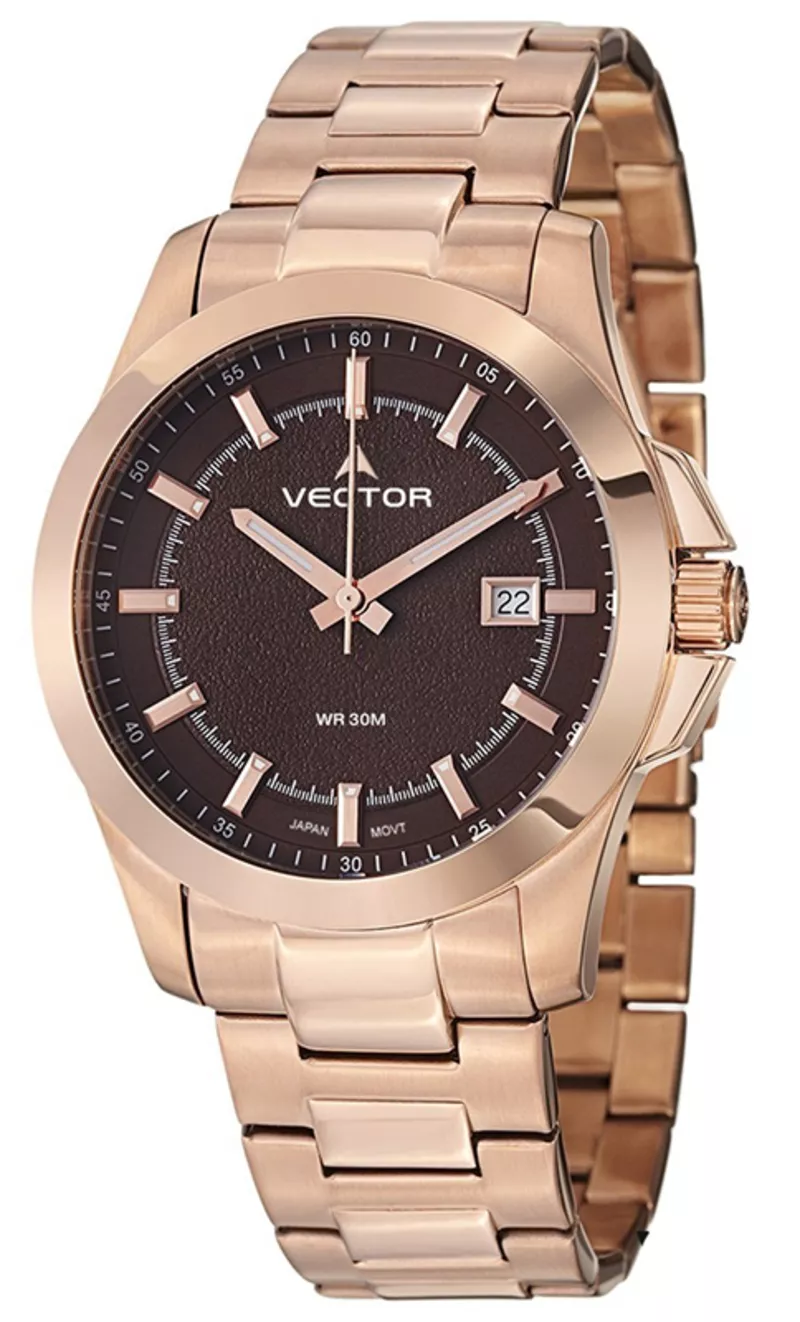 Часы Vector VC8-024483 brown