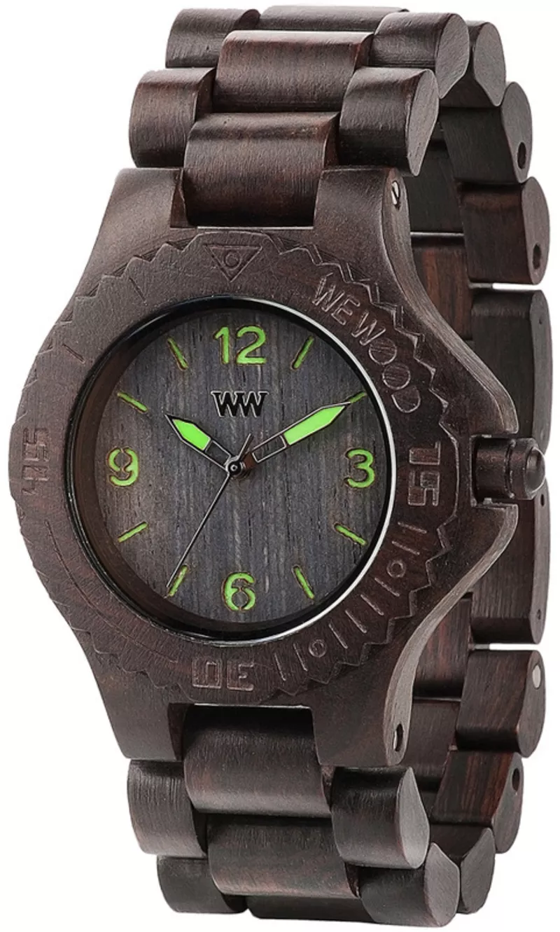 Часы WeWood Kale Black Green